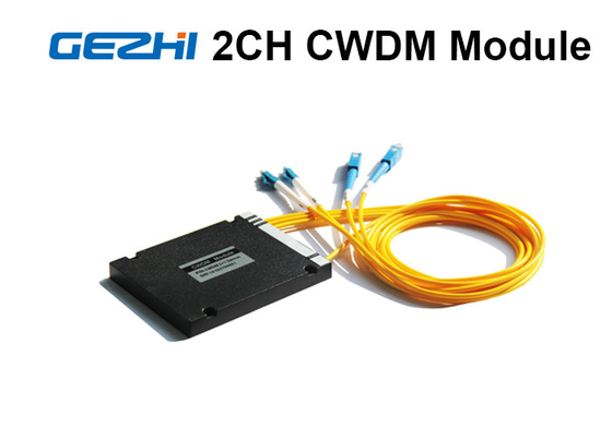 2 Saluran Akses Jaringan Modul CWDM Mux Demux ABS Pigtailed