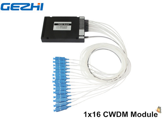 Perangkat Pasif 1 X 16 CWDM Mux Demux Untuk Jaringan WDM / Sistem CATV