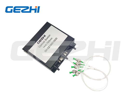 1x4 Port Single Mode Fiber Switch Non Latching