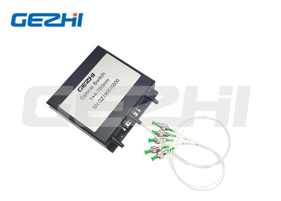 1x4 Port Single Mode Non Latching Fiber Optical Switch untuk Aplikasi Jaringan Cincin