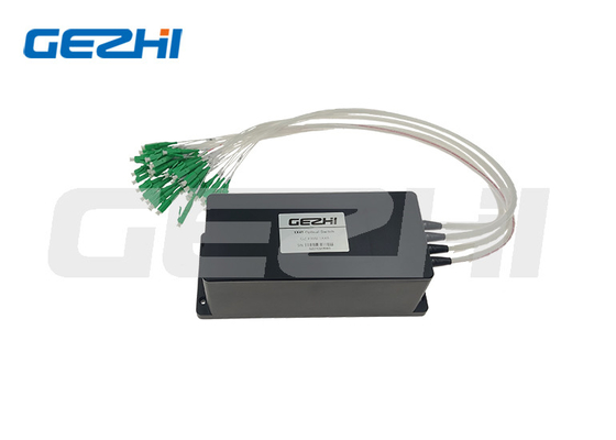 1x48 Port Sakelar Serat Optik Untuk Pemantauan Jarak Jauh Jaringan Cincin FTTx