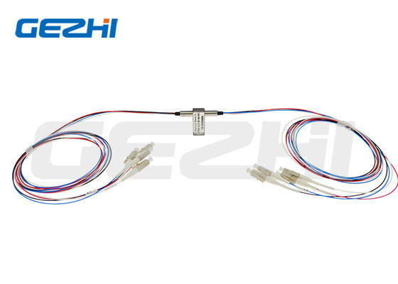 Dual 2x2 Port 5V Voltage Latching/Non-Latching Mechanical Optical Bypass Switch untuk Jaringan Serat