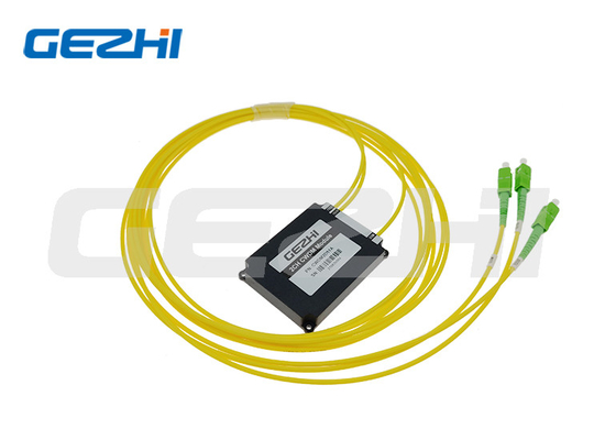 2CH 1490 1570 CWDM Mux Demux Dengan Panjang Gelombang Dan Konektor Yang Disesuaikan