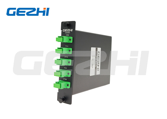 Filter kerugian penyisipan rendah WDM GPON 1310/1490 XGS-PON 1270/1577 Video 1550 OTDR 1625nm WDM filtro modul wdm1r