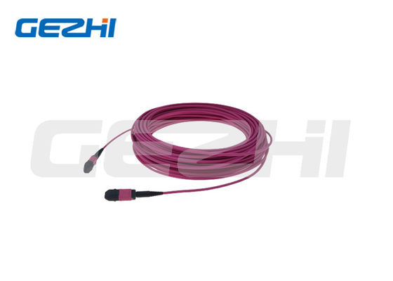 MPO 8 Core OM4 Seri Kabel Patch Multimode MPO LC Patch Cord Pigtail