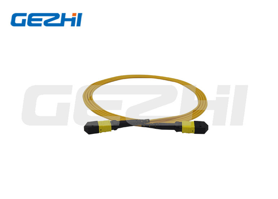 OS2 MPO Bundel Patch Cord 12 Core 8 Core MPO-LC Kabel Patch Serat Optik
