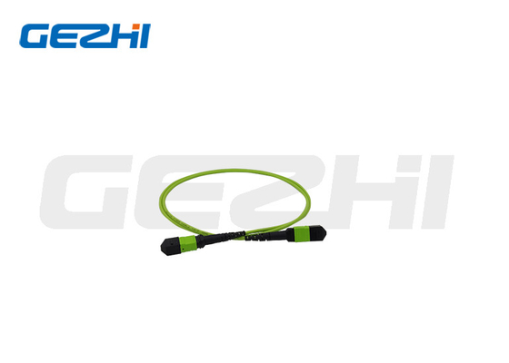 OM5 Mpo Patch Cable untuk Konektivitas Optik FTTX Densitas Tinggi
