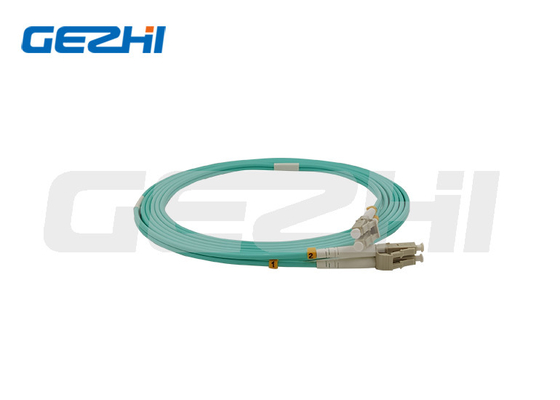 Pabrikan FTTH Serat optik LC OM3 Multimode Duplex Cable Jumper Fiber Optic Patch Cord