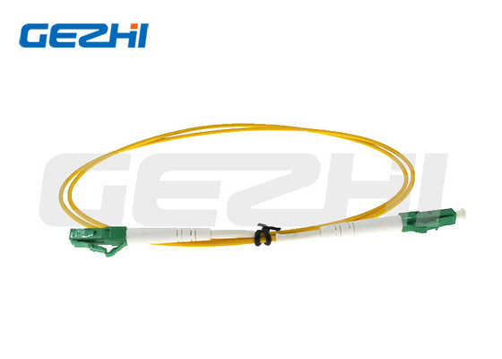 LC/APC Ke LC/APC Fiber Patch Cords Simplex SM Untuk Peralatan Telekomunikasi