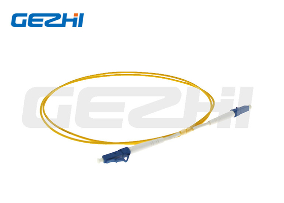 LC / UPC Ke LC / UPC Simplex Fiber Optik Patch Cord PVC / LSZH Untuk Jaringan