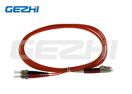 Duplex LC Ke ST Patch Cable Seri Fiber Optic Patch Cord Untuk FTTH
