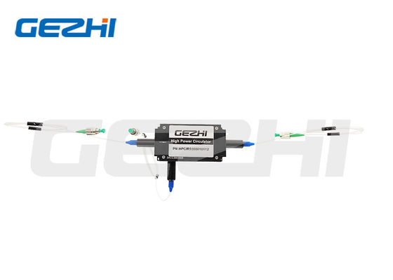 3 Port 1310/1480/1550nm 20W Sirkulator Serat Daya Tinggi untuk Sensor Serat dan Penguat