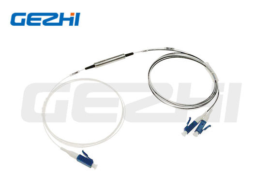 1x2 LC APC Filter Optic CWDM Mux Demux dengan 900um Loose Tube, Low Insertion Loss, dan High Channel Isolation