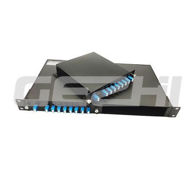 Tipe Konektor LC DWDM Mux Demux dengan Kelembaban Relatif 5%~95% dan Konsumsi Daya ≤10W
