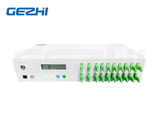 Stabilitas Tinggi MxN Matrix Rackmount Optical Switch untuk Jaringan Optik