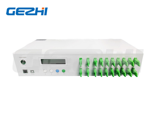 4x4, 8x8, 16x16, 32x32, Rackmount Sakelar Optik Matriks Panjang Gelombang Khusus