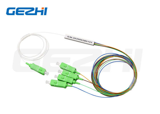 1x4 1x8 1x16 Fiber Optic PLC Splitter untuk FTTH FTTx FTTB Network dengan Panjang Gelombang 1260-1650nm
