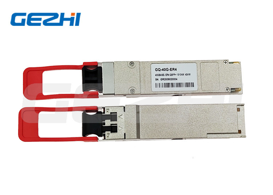 40G QSFP Optical Transceiver dengan kisaran suhu operasi komersial 0-70°C