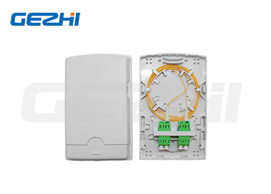 Sm / Mm 2 Core Wall Mount Fiber Termination Box Untuk Akses Fttx Dan Jaringan Telekomunikasi