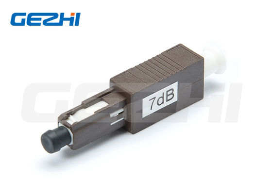 Peredam Serat Optik Mode Tunggal MU/UPC yang Disesuaikan dengan Panjang Gelombang 1260~1620nm dan Redaman 1~25dB Menampilkan Ferrule Keramik Zirkonia