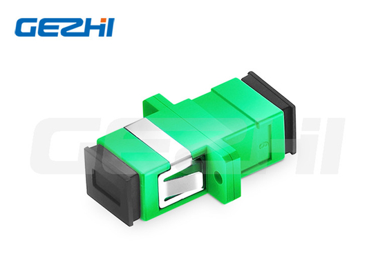 Adaptor serat mode tunggal SC / APC ke SC / APC dengan flange