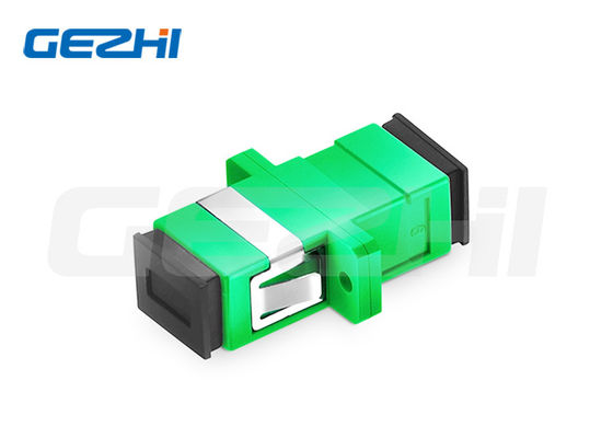 Adaptor Serat Optik Mode Tunggal SC/APC ke SC/APC dengan Pemasangan Berflensa Penuh dan Selongsong Penyelarasan Keramik untuk Kehilangan Sisipan Rendah ≤0.2dB