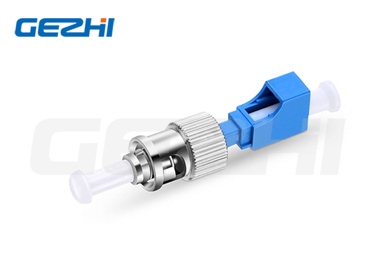 0.5dB Single Mode Fiber Optic Adapter Lc / Upc Wanita Ke St / Upc Pria Simplex Os2