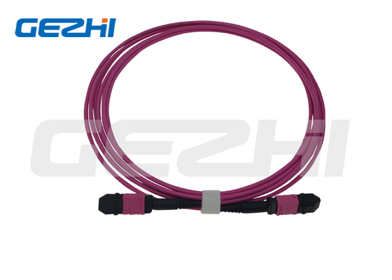 12 Serat LC Duplex 1x6 Ke MTP Kabel MPO MPO OM4 Patch Cord