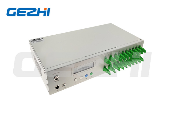 MxN Matrix Optical Switch Rackmount Untuk Ring Network Testing Fiber Optical Component
