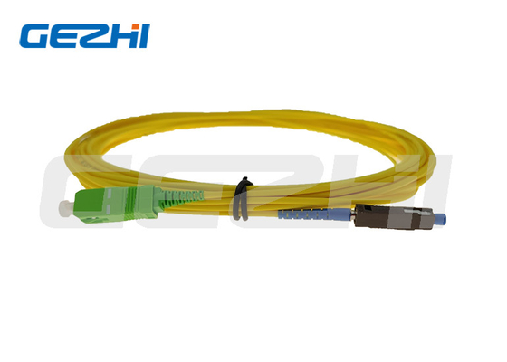 Simplex Single Mode/Multimode MU To SC Patch Cord Simplex Fiber Optic Patch Cable