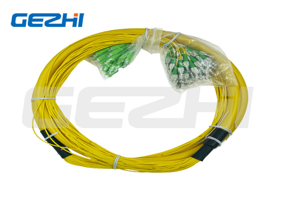 Single Mode 48 Core Fiber Cable FC/APC untuk Jaringan FTTH FTTB FTTX