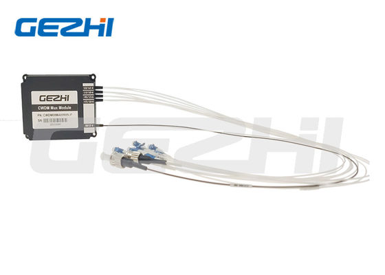 Modul DWDM 8 Saluran dengan jarak saluran 100GHz dan kehilangan sisipan rendah untuk Jaringan Metro