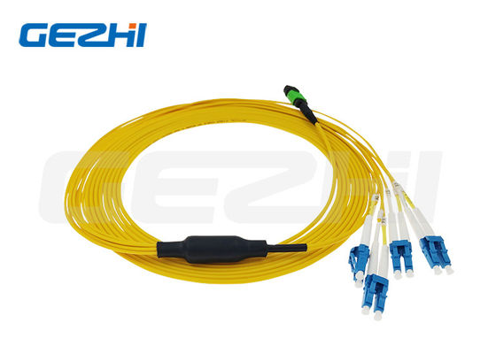 Optical Fanout Cable LC SC Simplex 8 Core Os2 Singlemode 9/125 10m MPO Fiber Patch Cord Tipe B