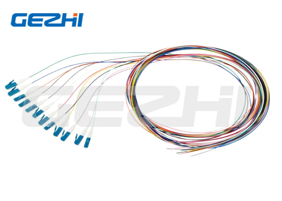 Fiber Optic Patch Cord Pigtail 12 Core LC/UPC SM tanpa jaket patch cord