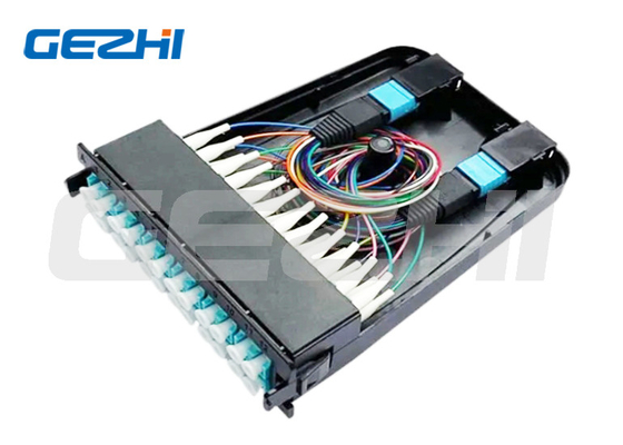 Fiber Optic MPO 1U 12~144 core Modul kaset dengan Return Loss ≥55 dB