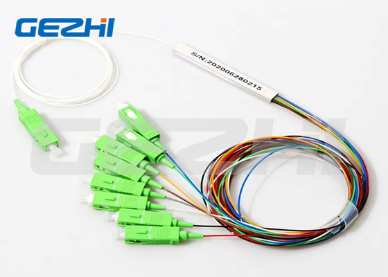 1×16 Sc/Upc Optical Fiber Plc Splitter - Tipe tabung baja dengan konektor SC/APC