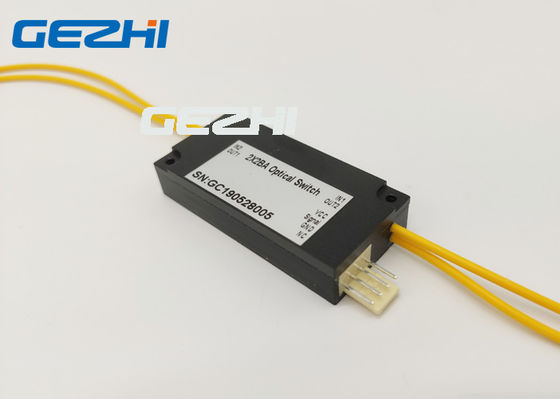Single Mode Non Latching 1550nm 2x2 Saklar Bypass Fiber Optic