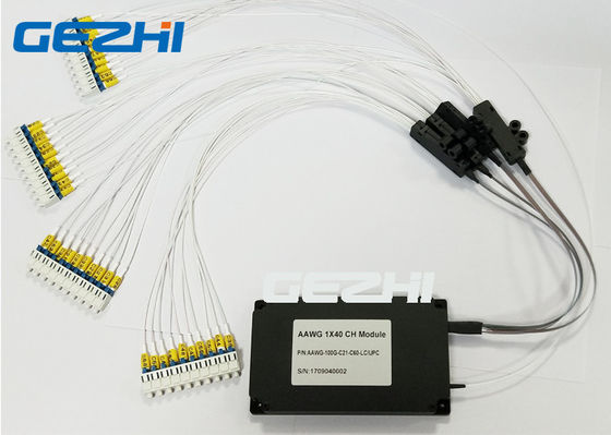 100GHz C60 1x40 CH AAWG Modul DWDM Mux Demux