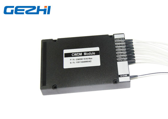1610nm 1x16 Single Fiber Pasif 16 Saluran CWDM Splitter