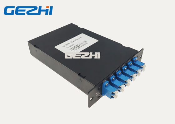 Fiber Duplex 100Ghz 1x4 Saluran Pasif DWDM Mux Modul pasif dwdm mux