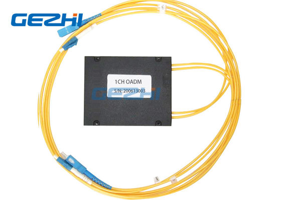 One Way Fiber 1CH DWDM Optical Tambahkan Drop Multiplexer Module