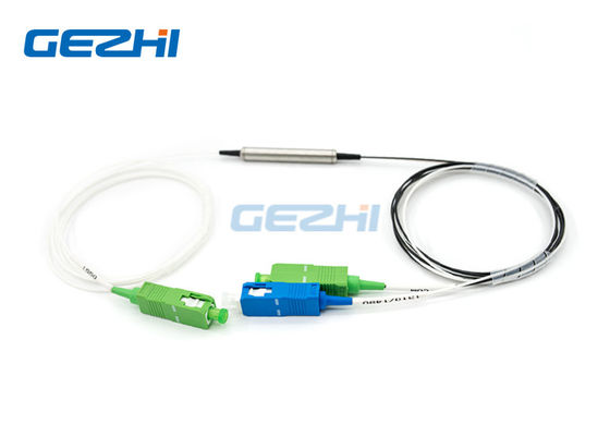 Sistem FTTH 3 Port 1550nm WDM Komponen Serat Optik