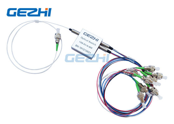 Non Latching Pasif 1742nm 1x8 Sakelar Serat Optik