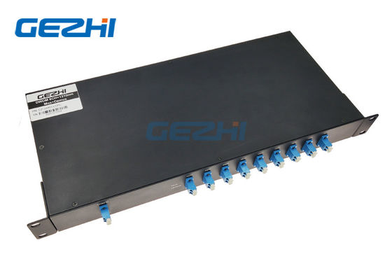 Abu-abu 1310nm 8 Saluran DWDM Pasif Mux Demux Duplex
