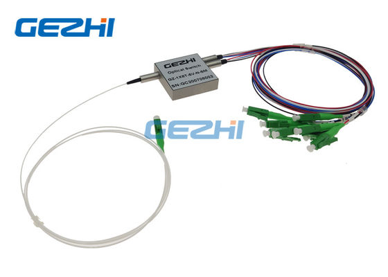 Saklar Serat Optik 1650nm Mekanik Non Latch 1x8