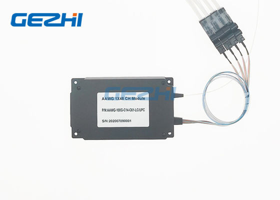 C Band 40CH 100GHz Athermal AWG DWDM Module untuk Transmisi WDM di Metro & Jaringan Jarak Panjang