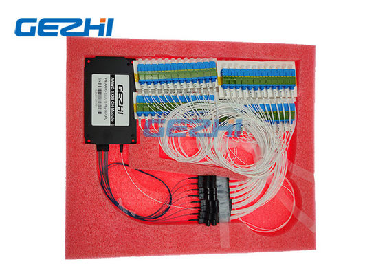 Konektor SC / UPC 1x96 Modul AWG DWDM Athermal untuk Pusat Data