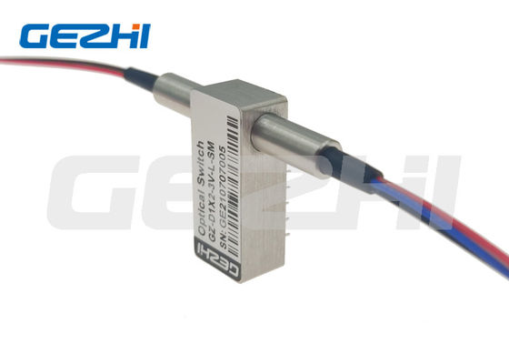 D1x2 Saklar Optik Mekanik 1650nm LC UPC Saklar Relay Ganda
