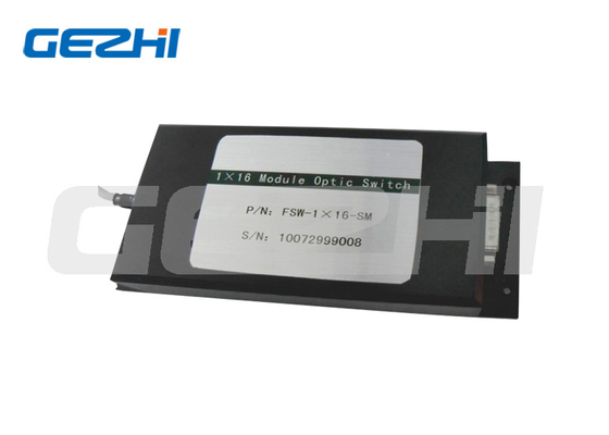1x8 Sakelar Serat Optik Mekanik FSW 900um 3V 5V SMF 500mW